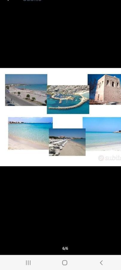 La Casetta Di Ale San Foca Kültér fotó